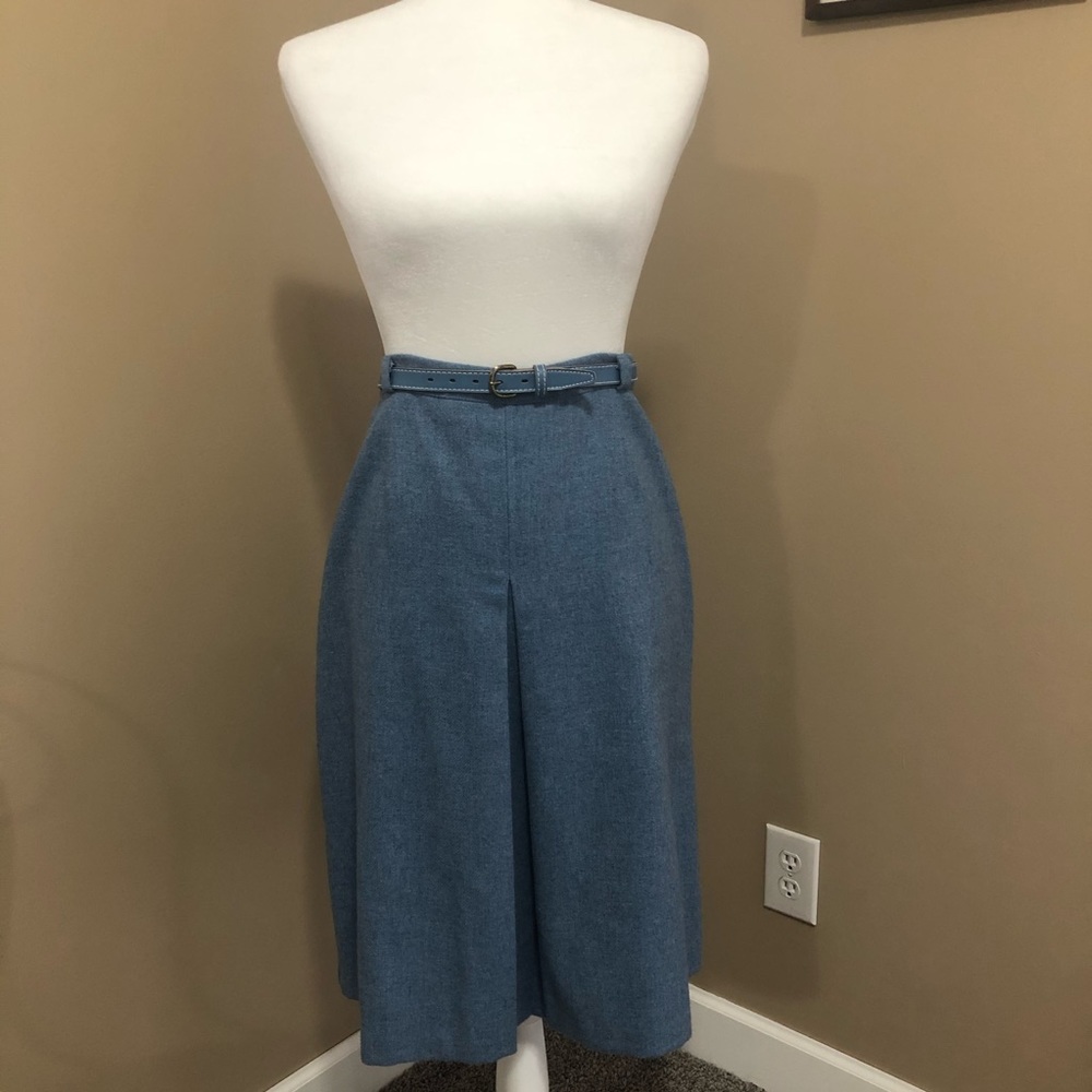 1950s vintage petite wool skirt